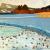 peinture du lac de la vallée de Joux en hiver